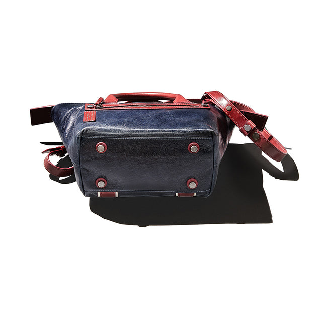 WOMEN'S MICHELETTO l ZIP-TOP TOTE LEATHER BAG