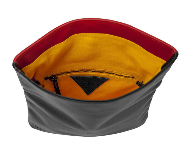 WOMEN'S AMIRA | REVERSIBLE FOLD-OVER LEATHER CLUTCH