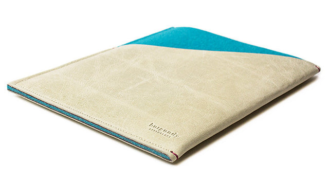 DEOK | AGED LEATHER & WOOL-FELT SLEEVE