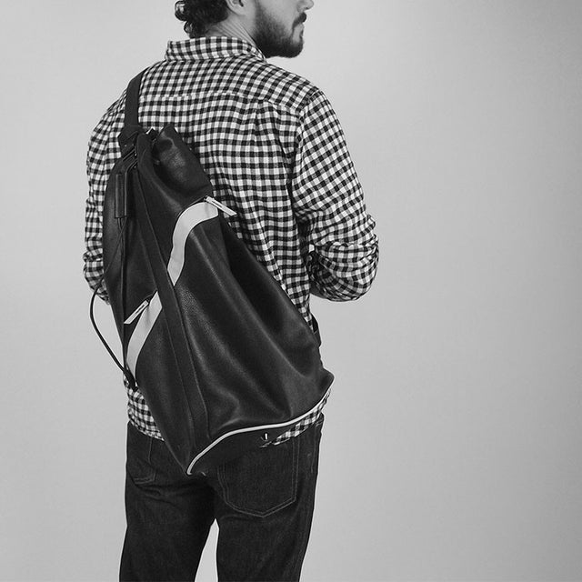 EDWARD | LEATHER LARGE BUCKET BAG